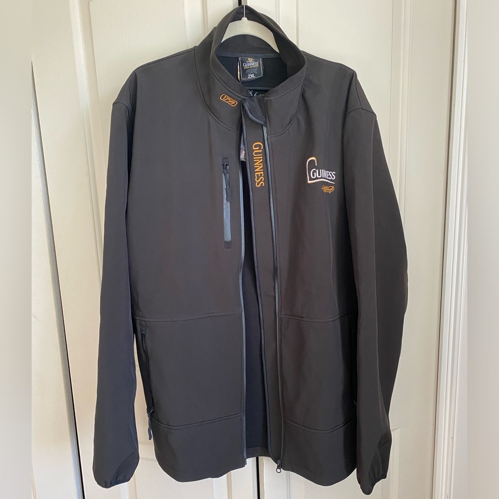 NWT Guinness Official Performance Soft Shell Fleece Jacket Coat 2XL Gift